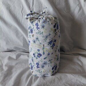 Blue Floral Full/Double Sheet Set
